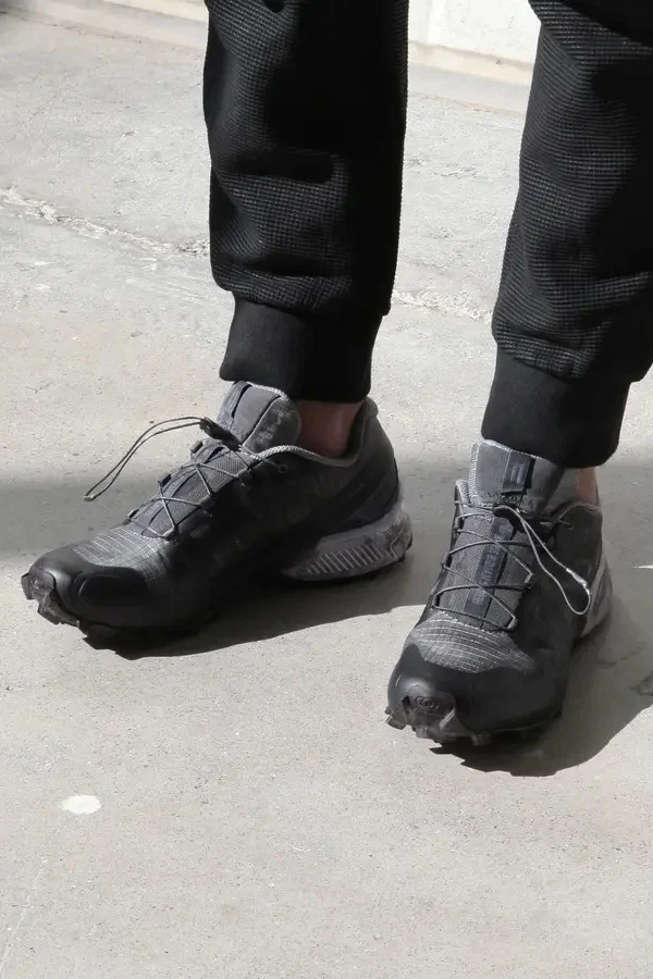 11 by boris bidjan saberi oil dyed sneakers black purple M 11XS SPEEDCROS BLACK DYE P1162