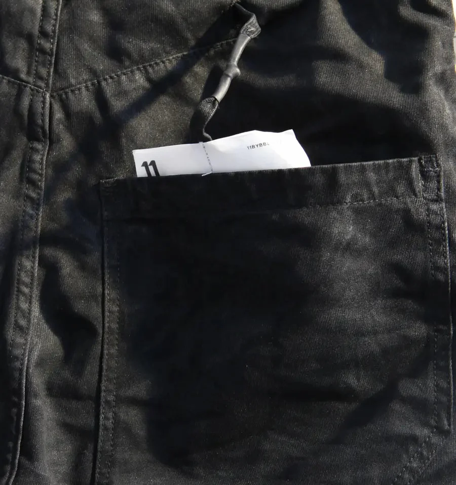 11 By Boris Bidjan Saberi black trousers P23F-1452 MEN - Image 4