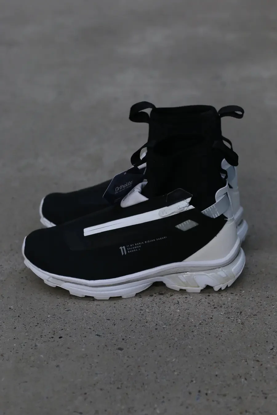 11 by boris bidjan saberi Gaobang sneakers BAMBA3 11xS black and white P119 - Image 2
