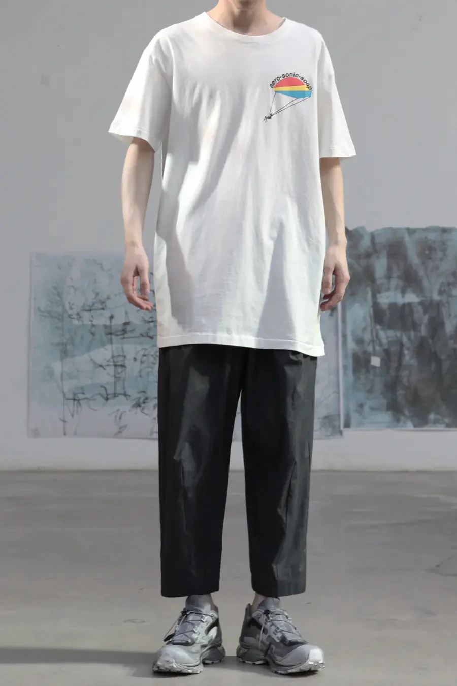 11 by boris bidjan saberi BAMBA5 full range sports low-top shoes Germany one size smaller BAMBA511xS-QHUI light gray P1159 - Image 5