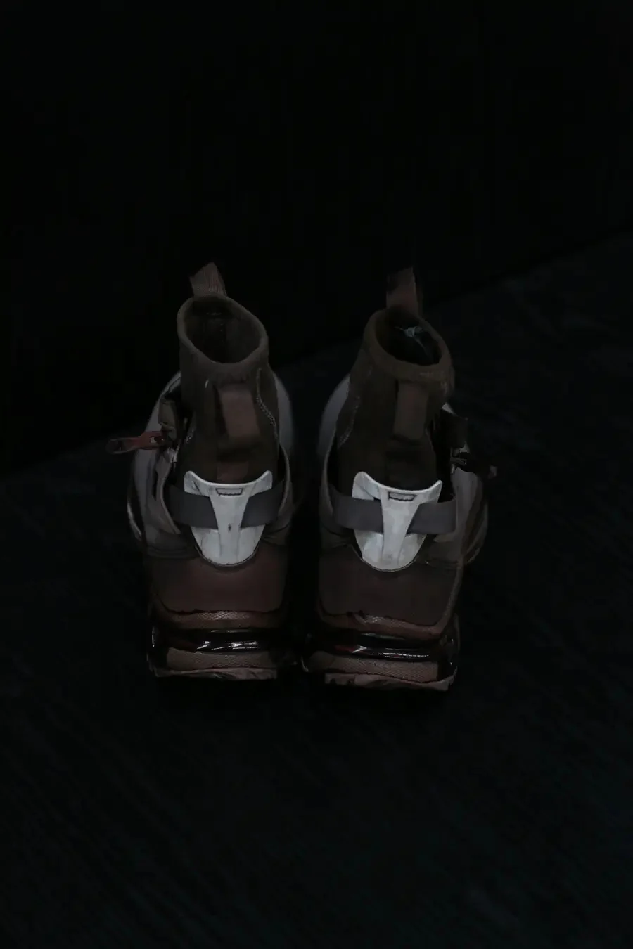 11 by boris bidjan saberi smudged sneakers BAMBA3 11xS oil brown P119 - Image 3