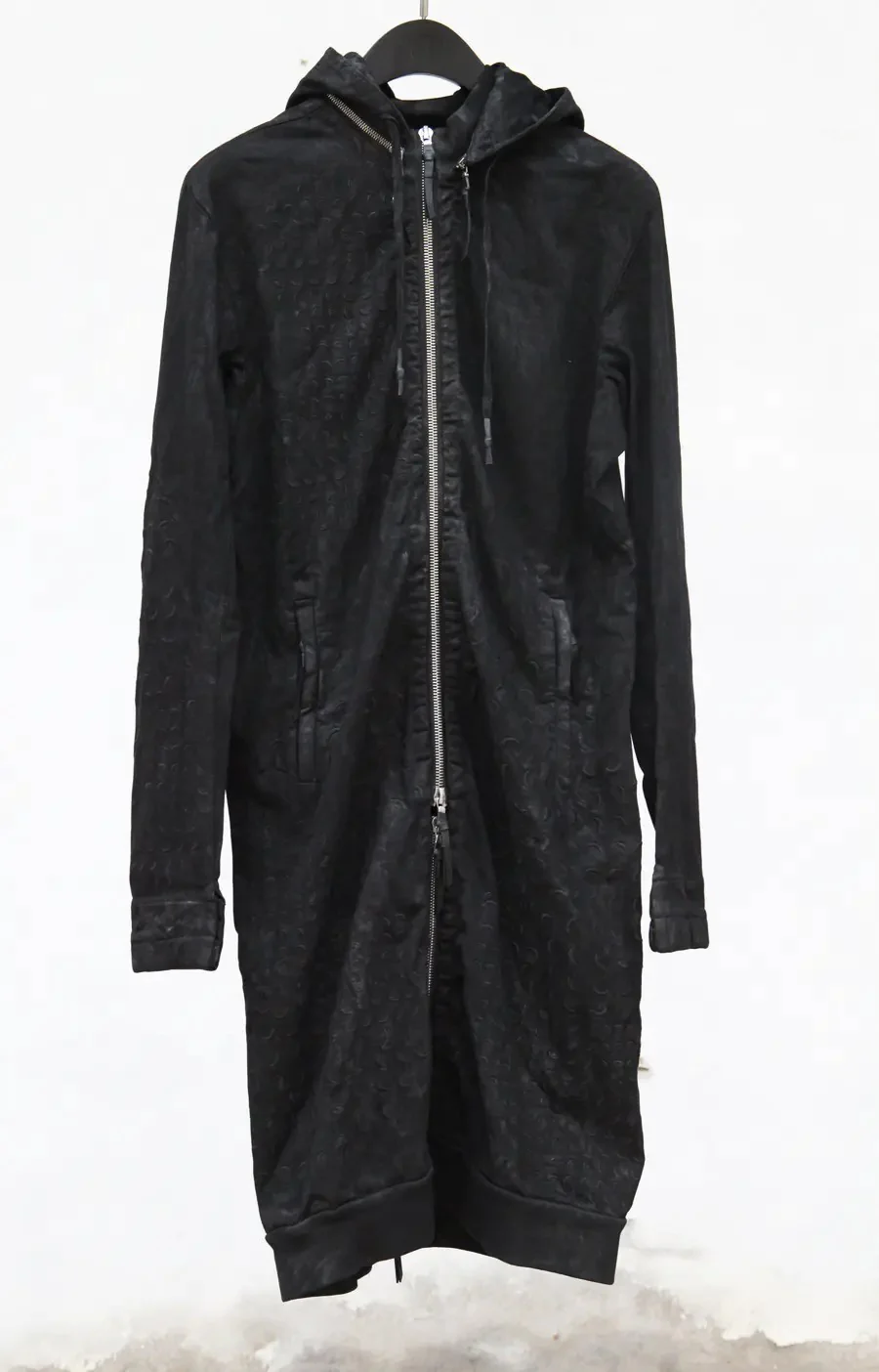 11 By Boris Bidjan Saberi Z3B F-1215 Black Metal Coat MEN - Image 5