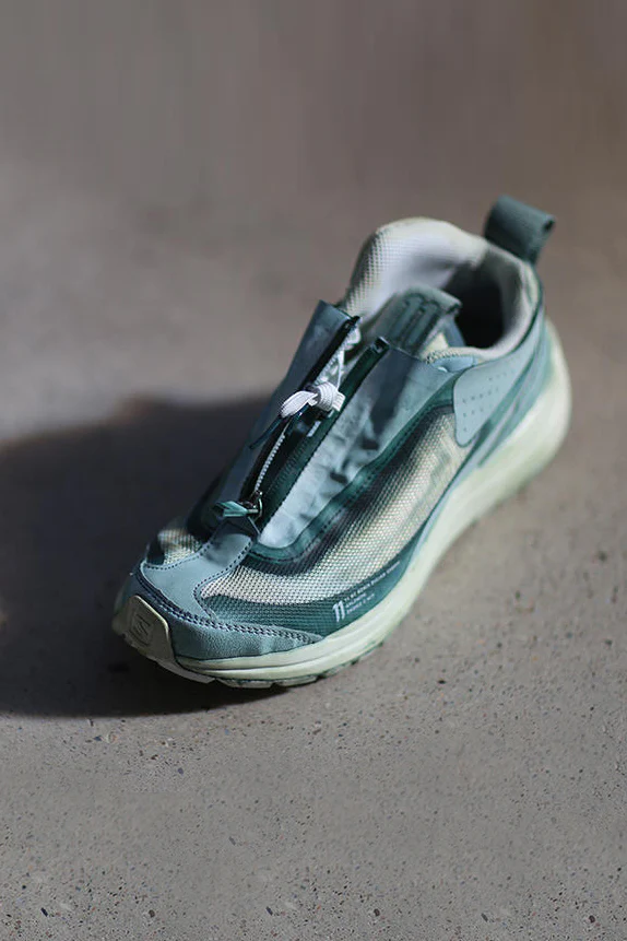 11 By BORIS BIDJAN SABERI BAMBA2 MID 11xSB Grey Green Sneakers UNI P1167 - Image 4