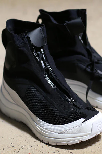 11 By BORIS BIDJAN SABERI Black and white sneakers MEN P1122 - Image 2