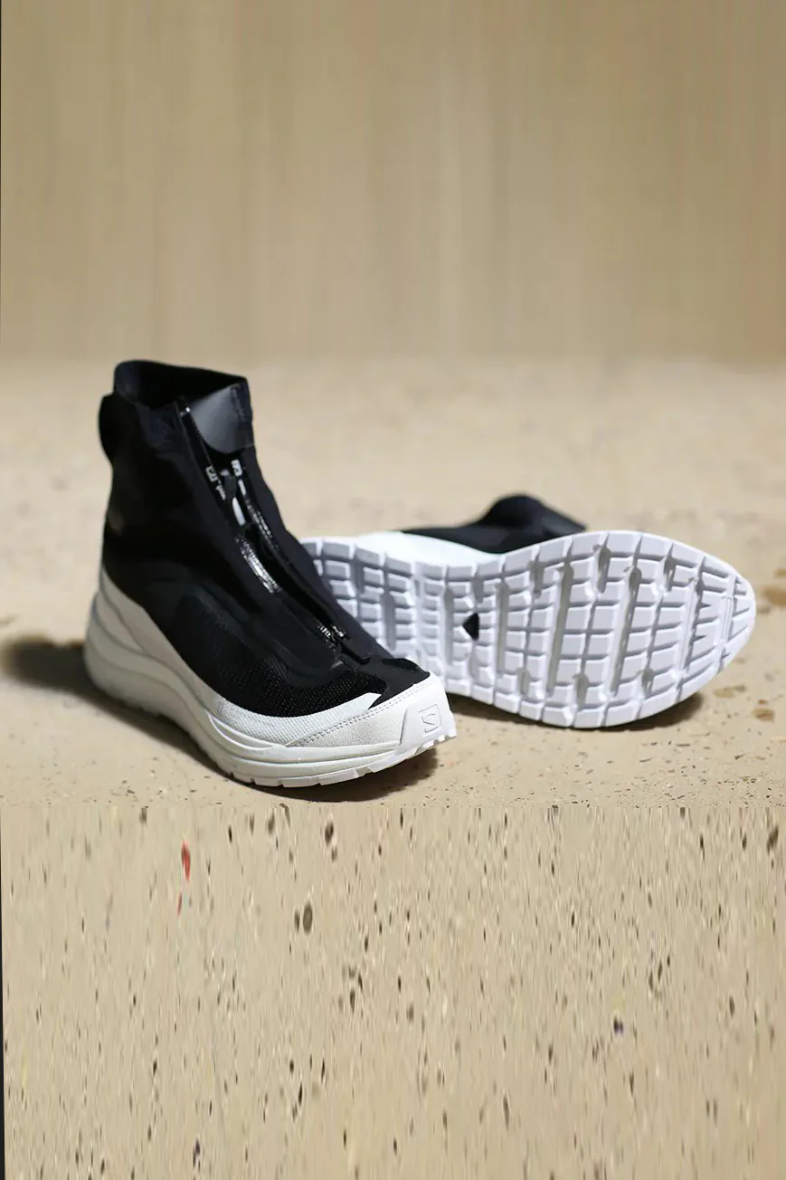11 By BORIS BIDJAN SABERI Black and white sneakers MEN P1122 - Image 8