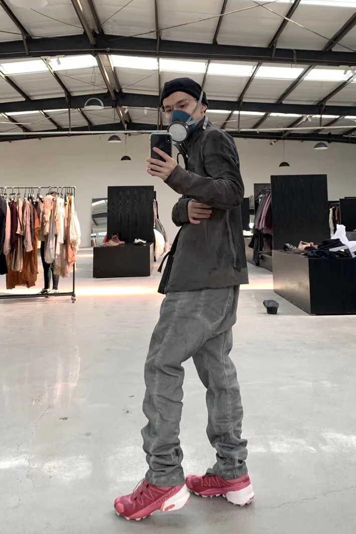 11 By BORIS BIDJAN SABERI Chewing Gum Red Oil Stained Sports Boots BAMBA1.X 11*S P1162 - Image 19