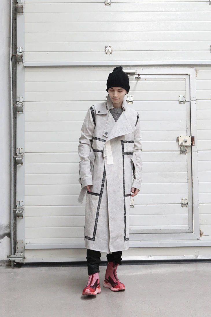 11 By BORIS BIDJAN SABERI Dyed Gum Red High Bang Sneakers BAMBA2 HIGH 11*S P1122 - Image 14