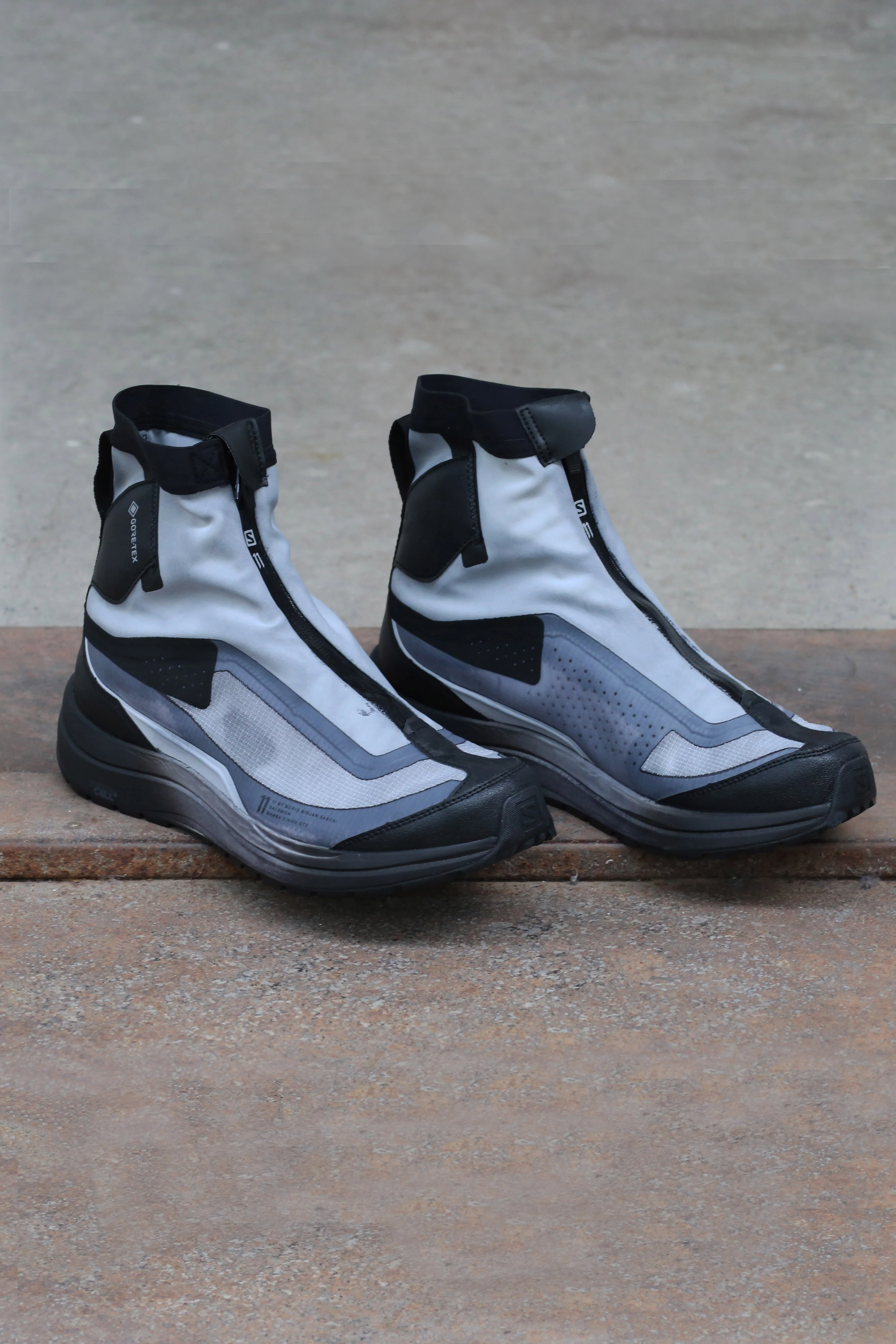 11 By BORIS BIDJAN SABERI Light Grey Blue High Bond Sneakers AW20 BAMBA2HIGH P1122 - Image 2