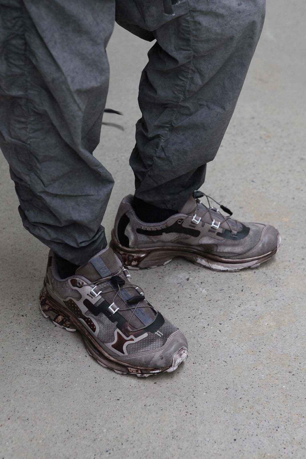 11 By BORIS BIDJAN SABERI oil-dyed gray sports boots BAMBA5 11*S P1159 - Image 12