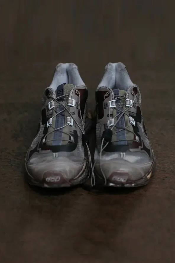 11 By BORIS BIDJAN SABERI oil-dyed gray sports boots BAMBA5 11*S P1159 - Image 2