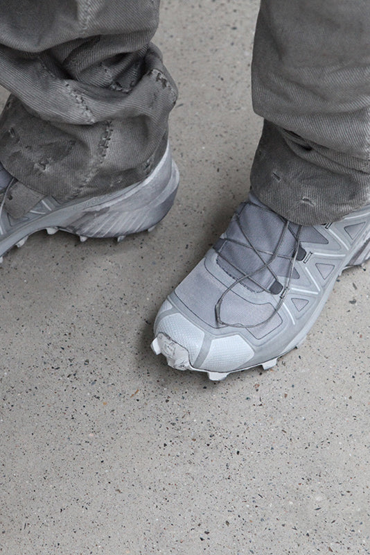 11 By BORIS BIDJAN SABERI Oil Dyed Silver Grey Sports Boots BAMBA1.X 11*S P1162 - Image 10