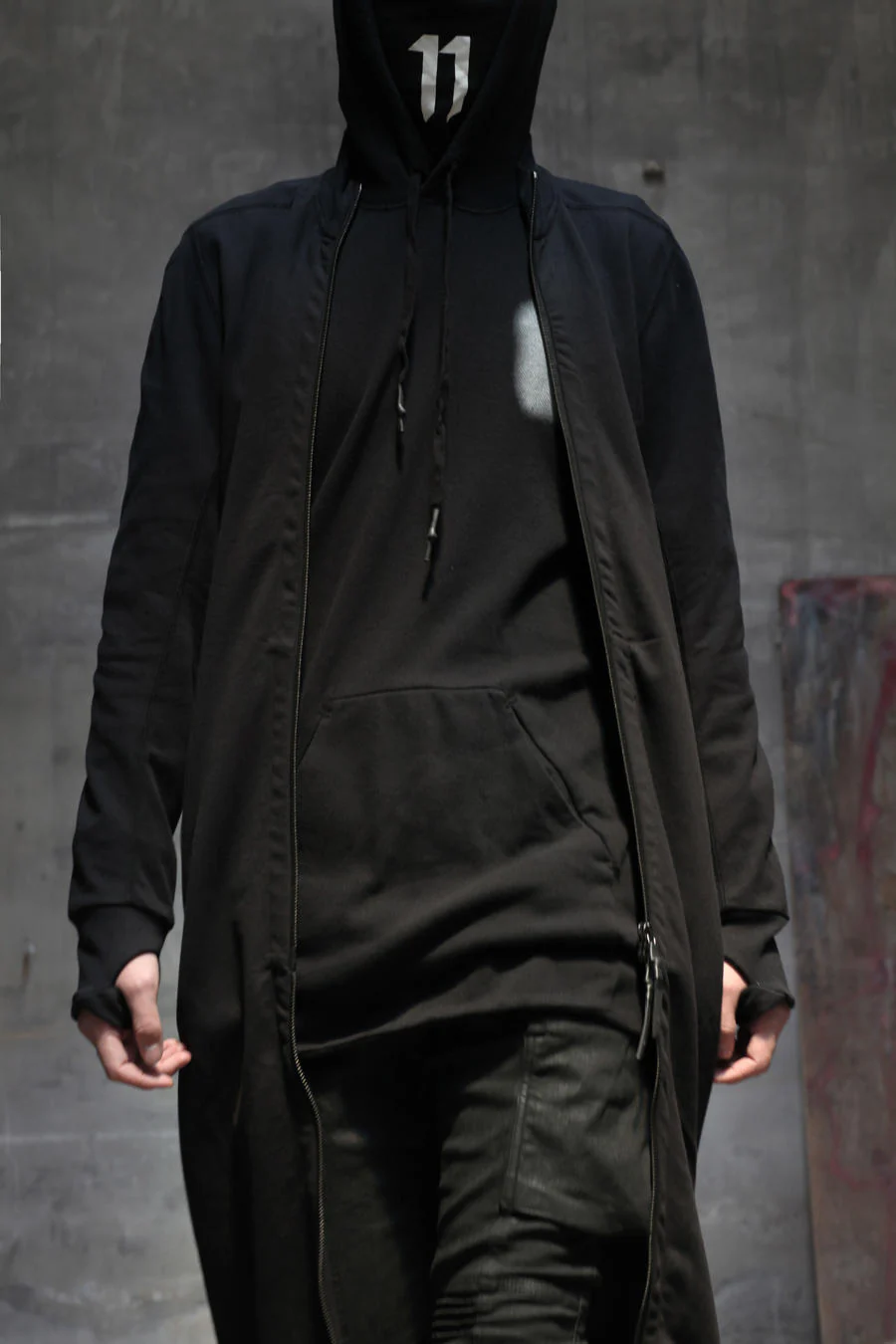 11 by boris bidjan saberi (hooded mask sweater) H1B F-1210 C4 UNI - Image 3