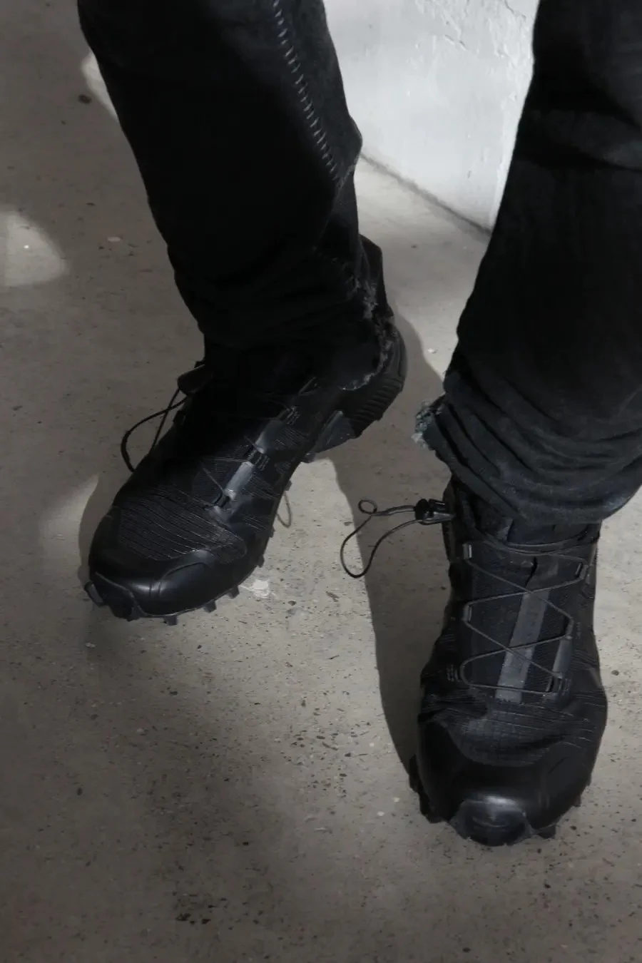 11 by boris bidjan saberi (sports shoes) oil dyed black BAMBA1 11XS SPEEDCROS S3 SIN MATERIAL C10 P1162 - Image 2