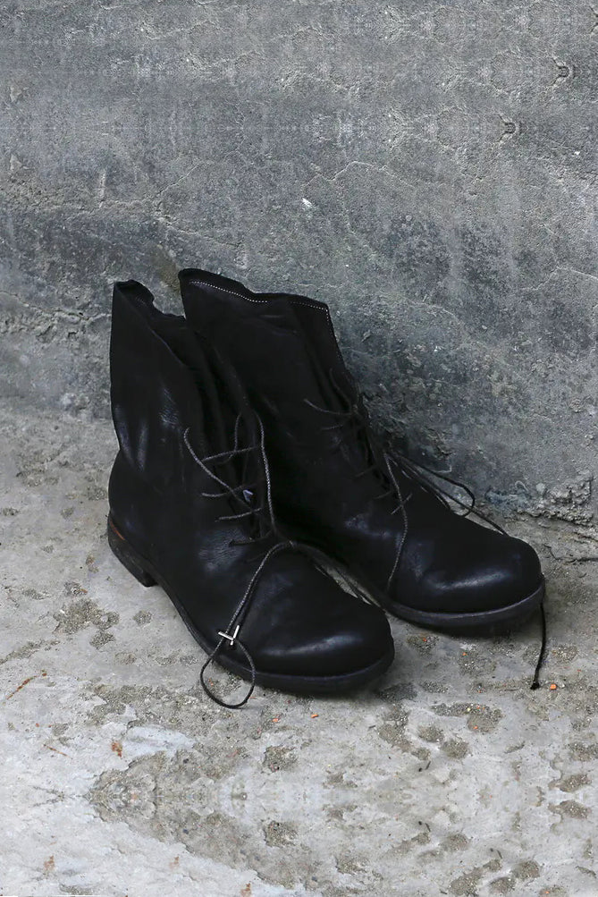 A DICIANNOVEVENTITRE (horse leather boots) S17-07 BLACK - Image 2