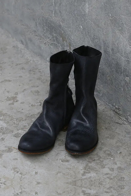 A DICIANNOVEVENTITRE (horse leather boots) S17－ST3 BLACK - Image 3