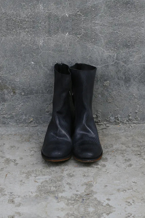 A DICIANNOVEVENTITRE (horse leather boots) S17－ST3 BLACK - Image 4