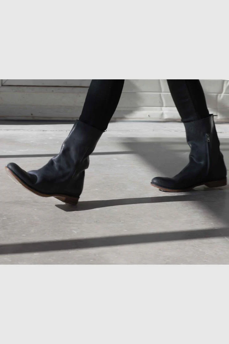 A DICIANNOVEVENTITRE (horse leather boots) S17－ST3 BLACK - Image 6