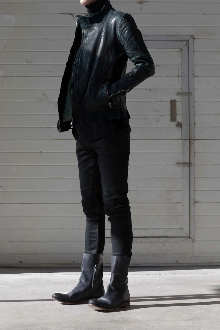 A DICIANNOVEVENTITRE (horse leather boots) S17－ST3 BLACK - Image 7