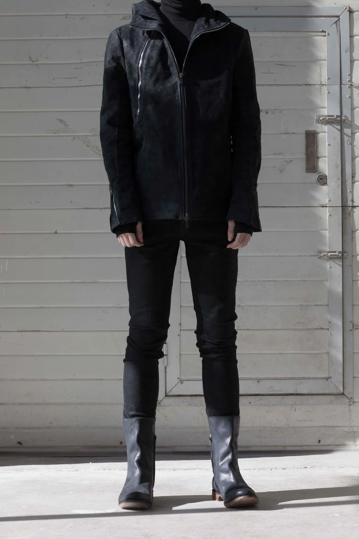 A DICIANNOVEVENTITRE (horse leather boots) S17－ST3 BLACK - Image 9