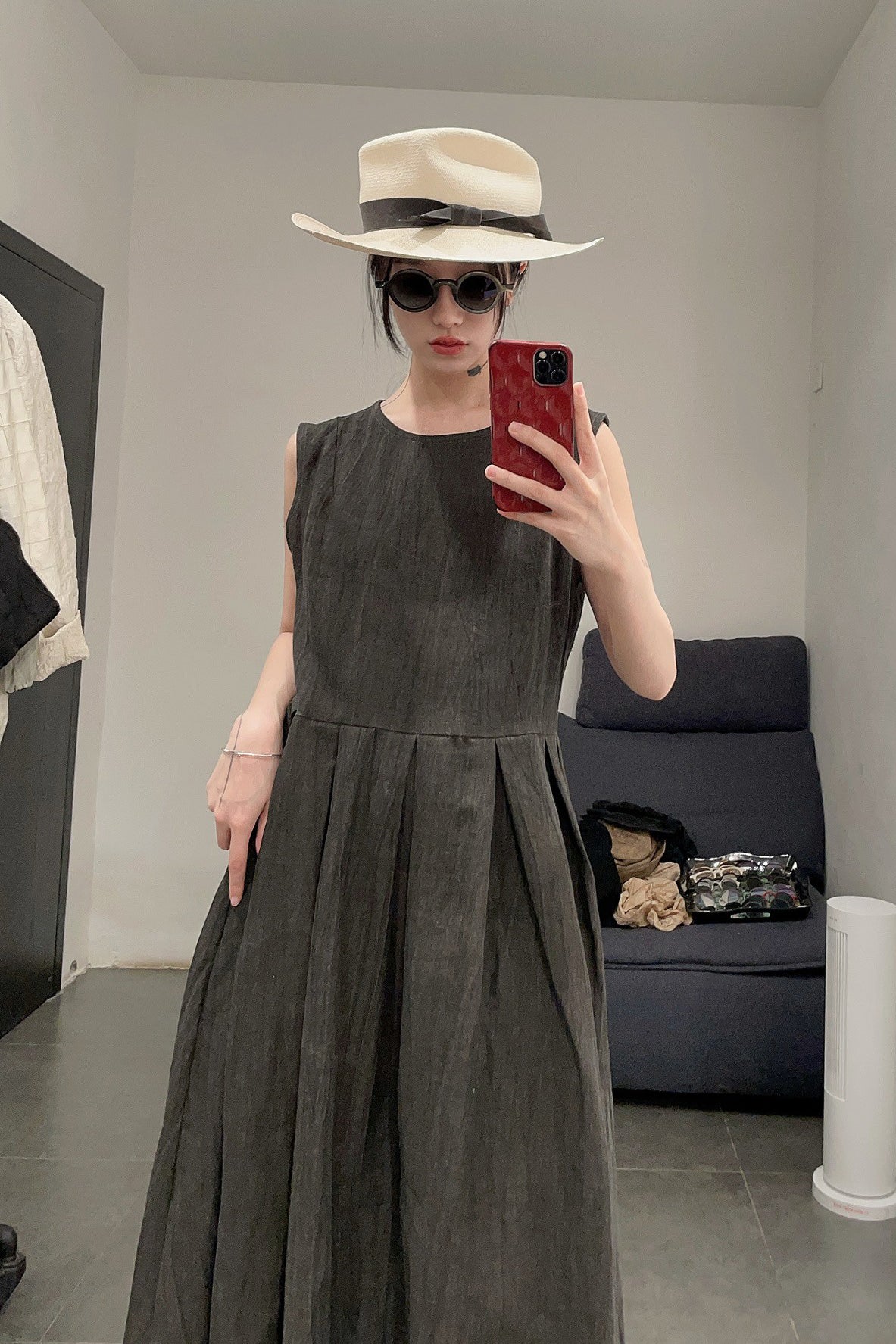 A DICIANNOVEVENTITRE LINEN DRESS 3219A 120S - Image 41