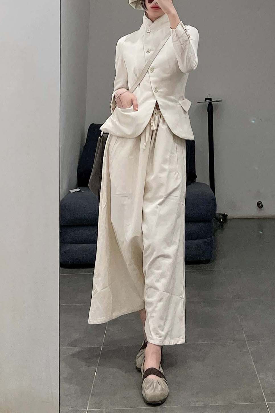 A DICIANNOVEVENTITRE Linen Skirt 3219A CD01 - Image 16