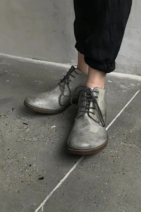 A DICIANNOVEVENTITRE (oil horse leather craft derby shoes) S17-S6 HIGH LONDON WO - Image 5