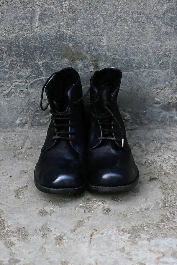 A DICIANNOVEVENTITRE (oil kangaroo leather ankle boots) S17－K6 BLACK WO - Image 2