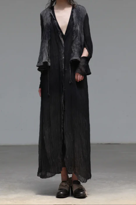 a research of elapsing (cardigan dress) z-6618 - Image 2