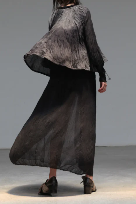 a research of elapsing (cardigan dress) z-6618 - Image 3