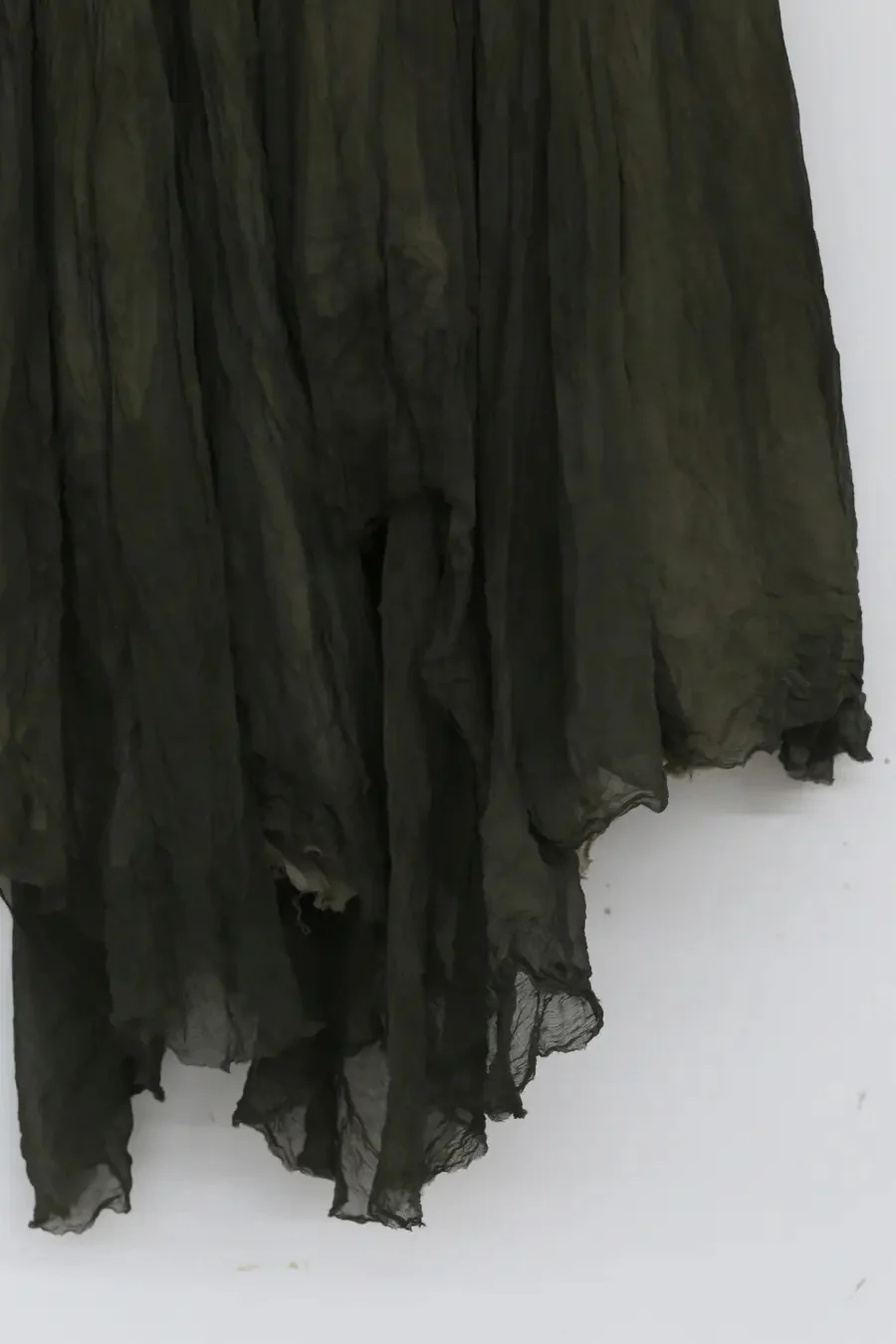 a research of elapsing double-layer tie-dye silk wide skirt x-1652 - Image 3