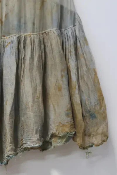 a research of elapsing hand-dyed double-layer silk top z-7055 jade - Image 13