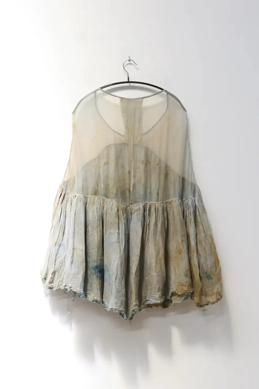 a research of elapsing hand-dyed double-layer silk top z-7055 jade - Image 14
