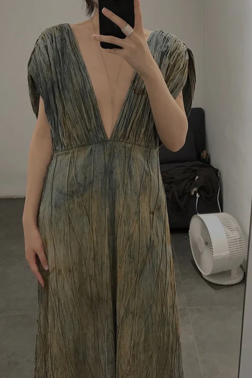 a research of elapsing plant-dyed dress z-7155 - Image 6