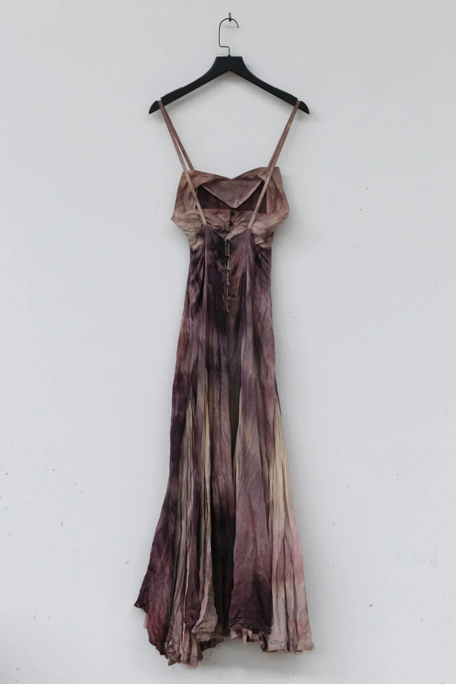 Elapsing Silk Floral Dye Maxi Skirt Backless Sling Dress ELP-Z-6639-HRZ 5 - Image 11