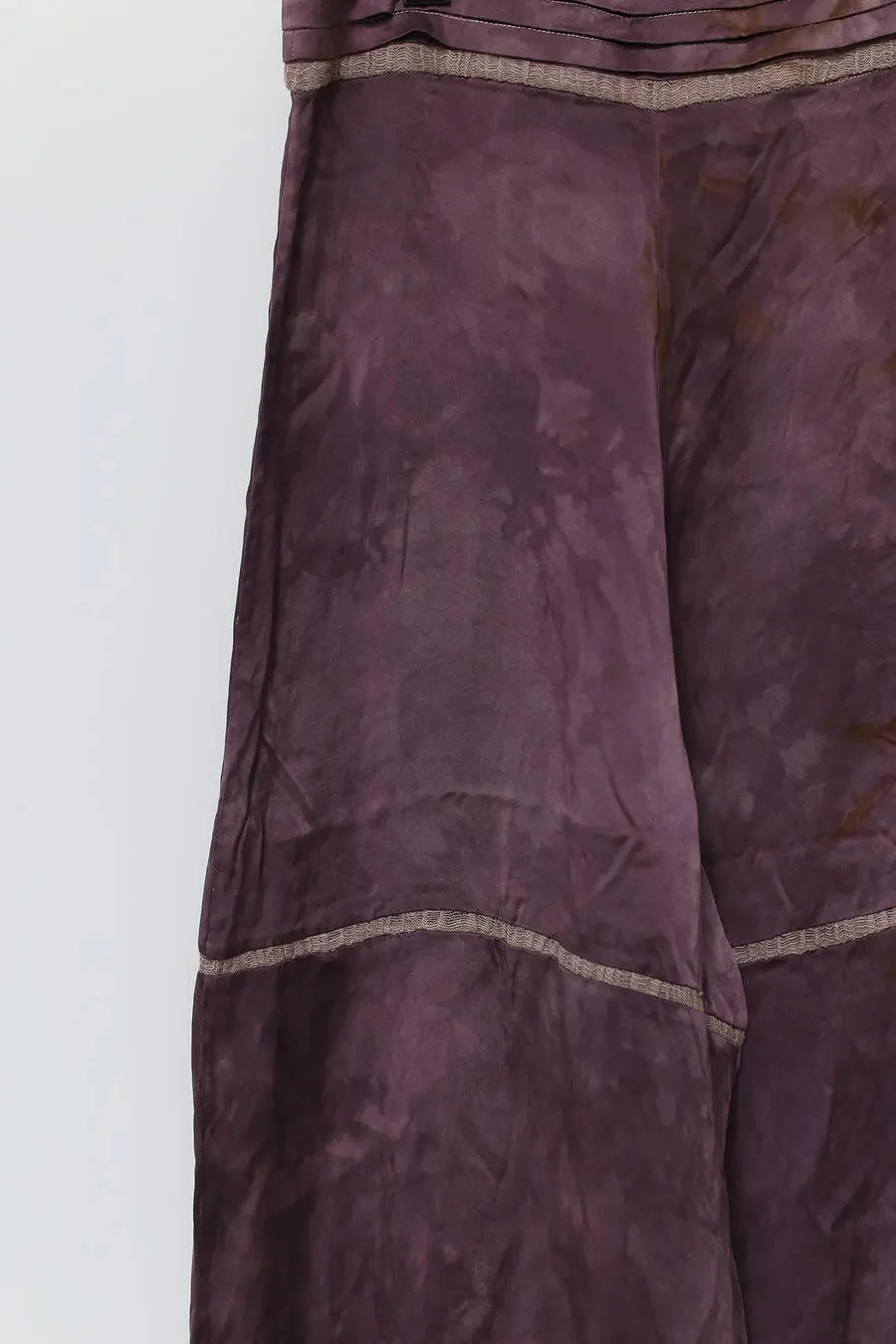 a research of elapsing silk flower-dyed wide-leg pants PAROE2 - Image 4