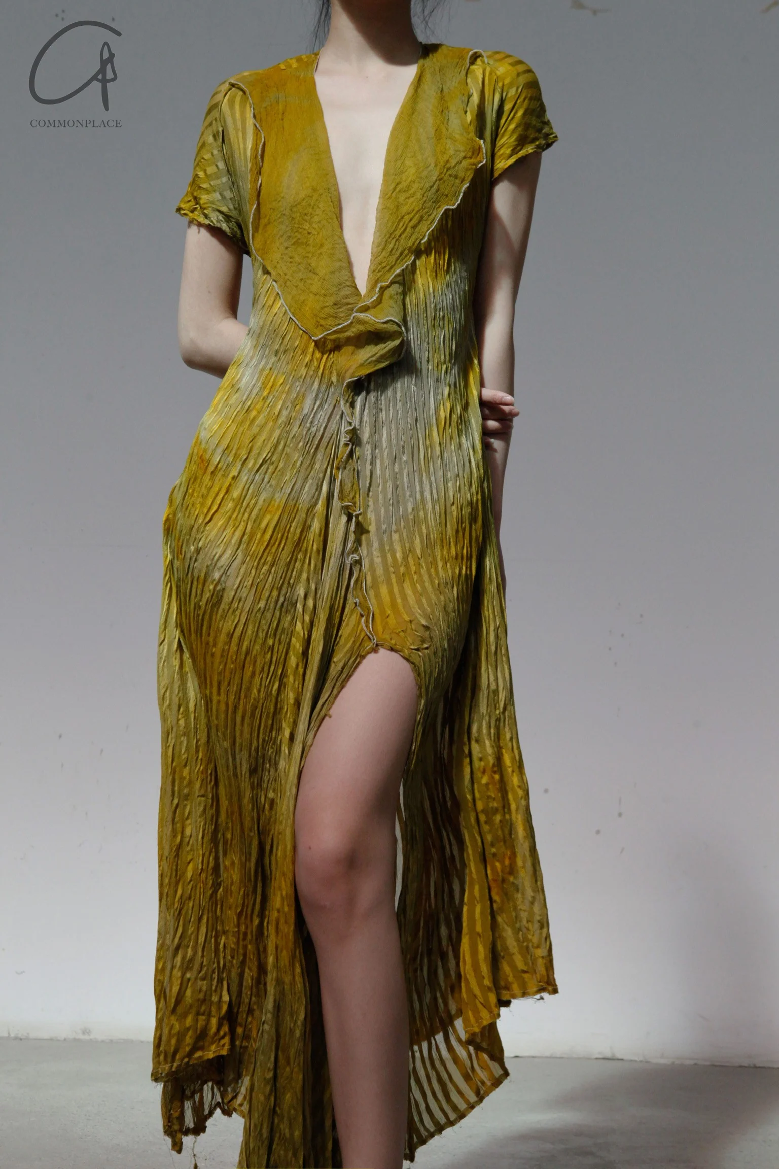 a research of elapsing silk lace maxi dress Z-7360 - Image 6