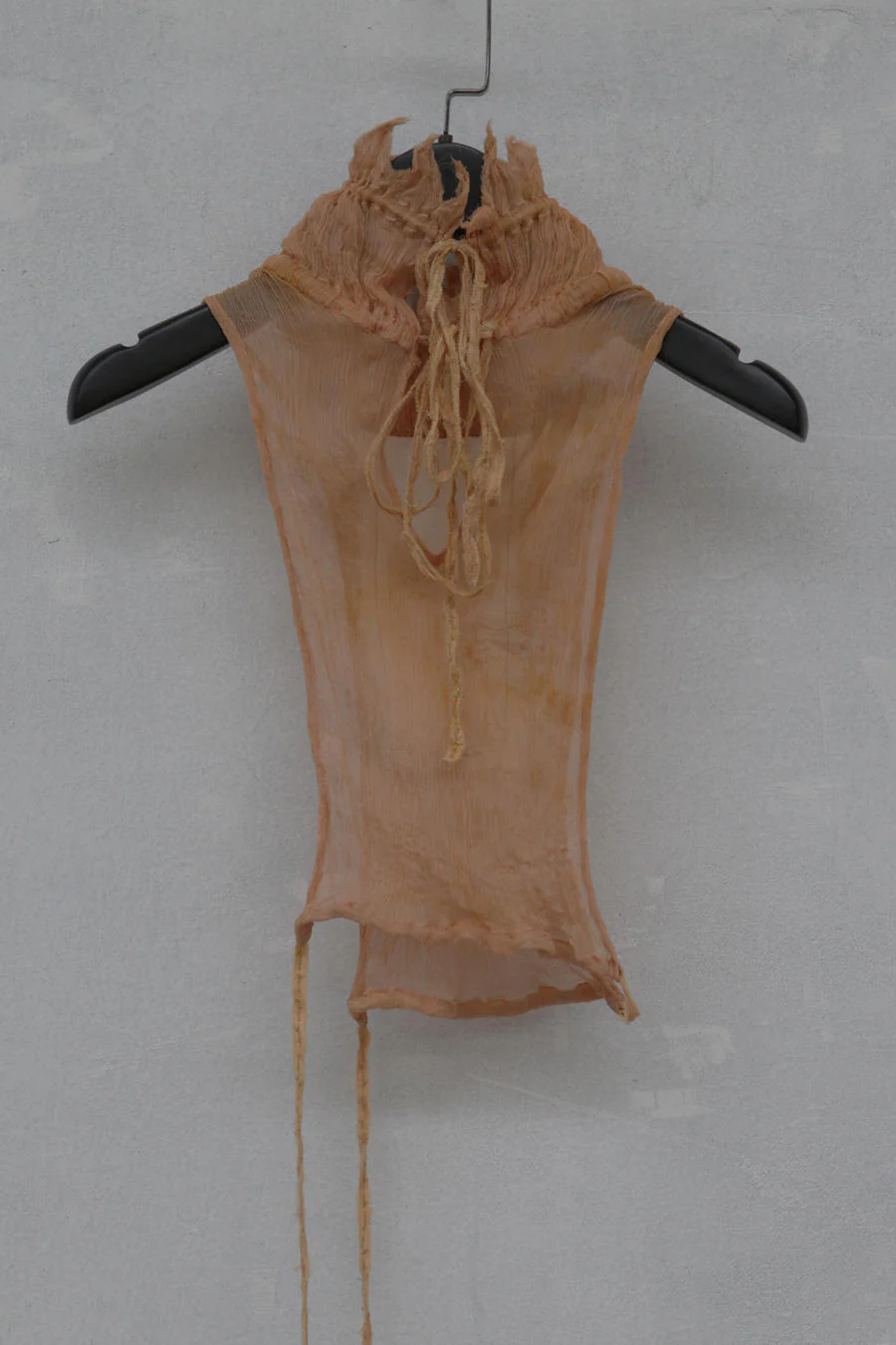 a research of elapsing ELP-Z-6861-JU orange silk split tube top - Image 3
