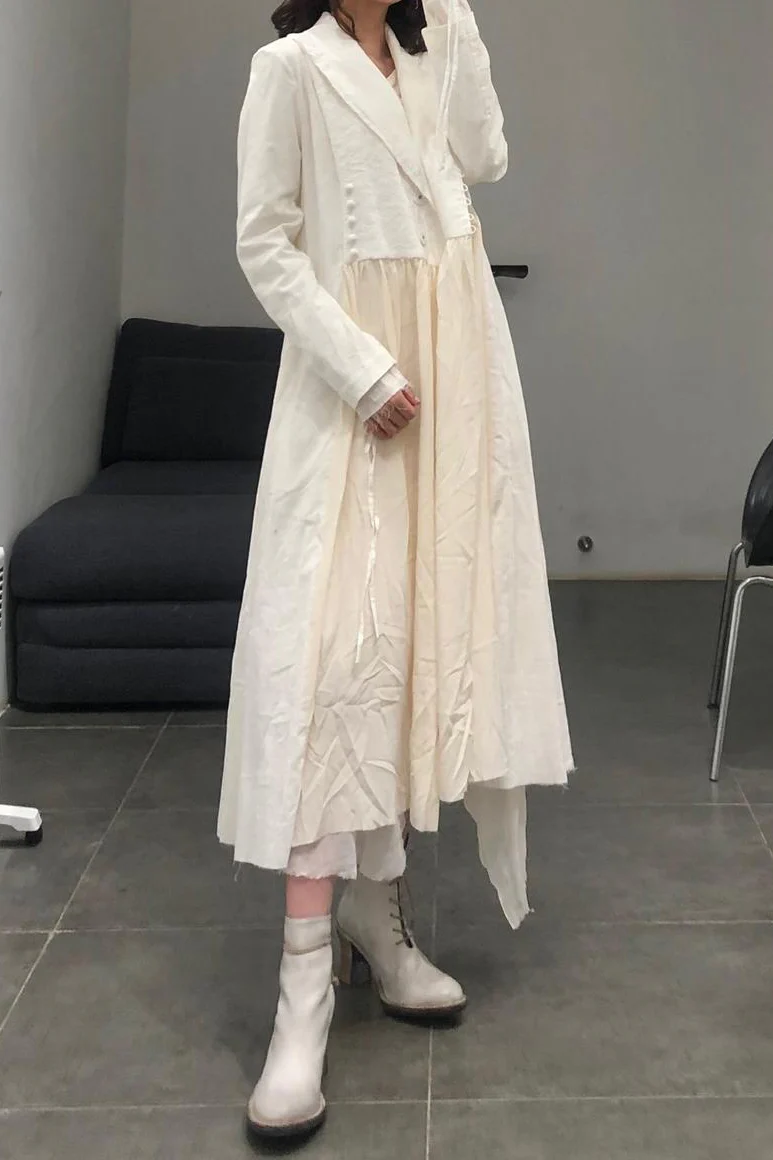 A Tentative Atelier A1920368 jacquard patch coat - Image 6