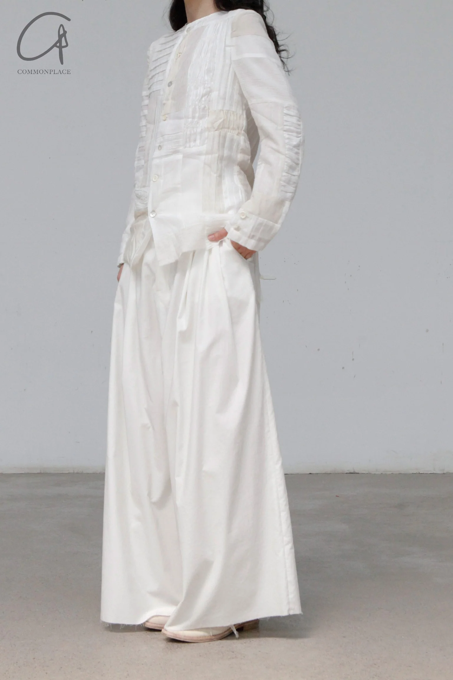 A Tentative Atelier A1920656b Layered Two-Pocket Pants - Image 2