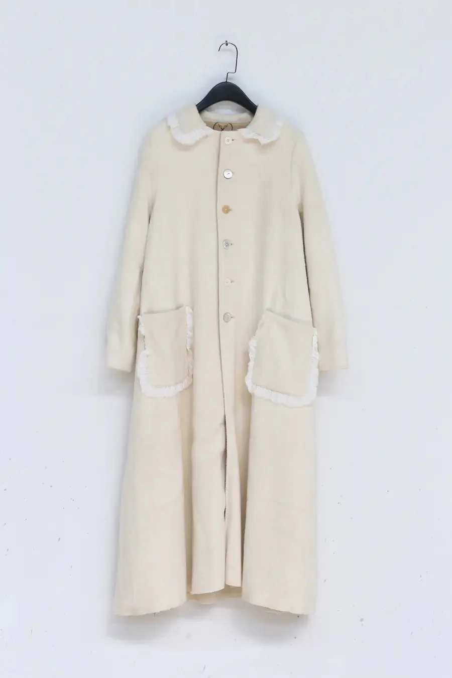 A tentative atelier A2021372b shirt collar double side retro print coat - Image 4