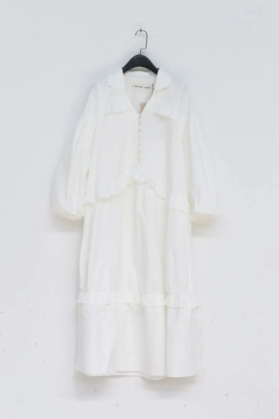 A tentative atelier A2021752 washed ruffled bishop dress - Image 5