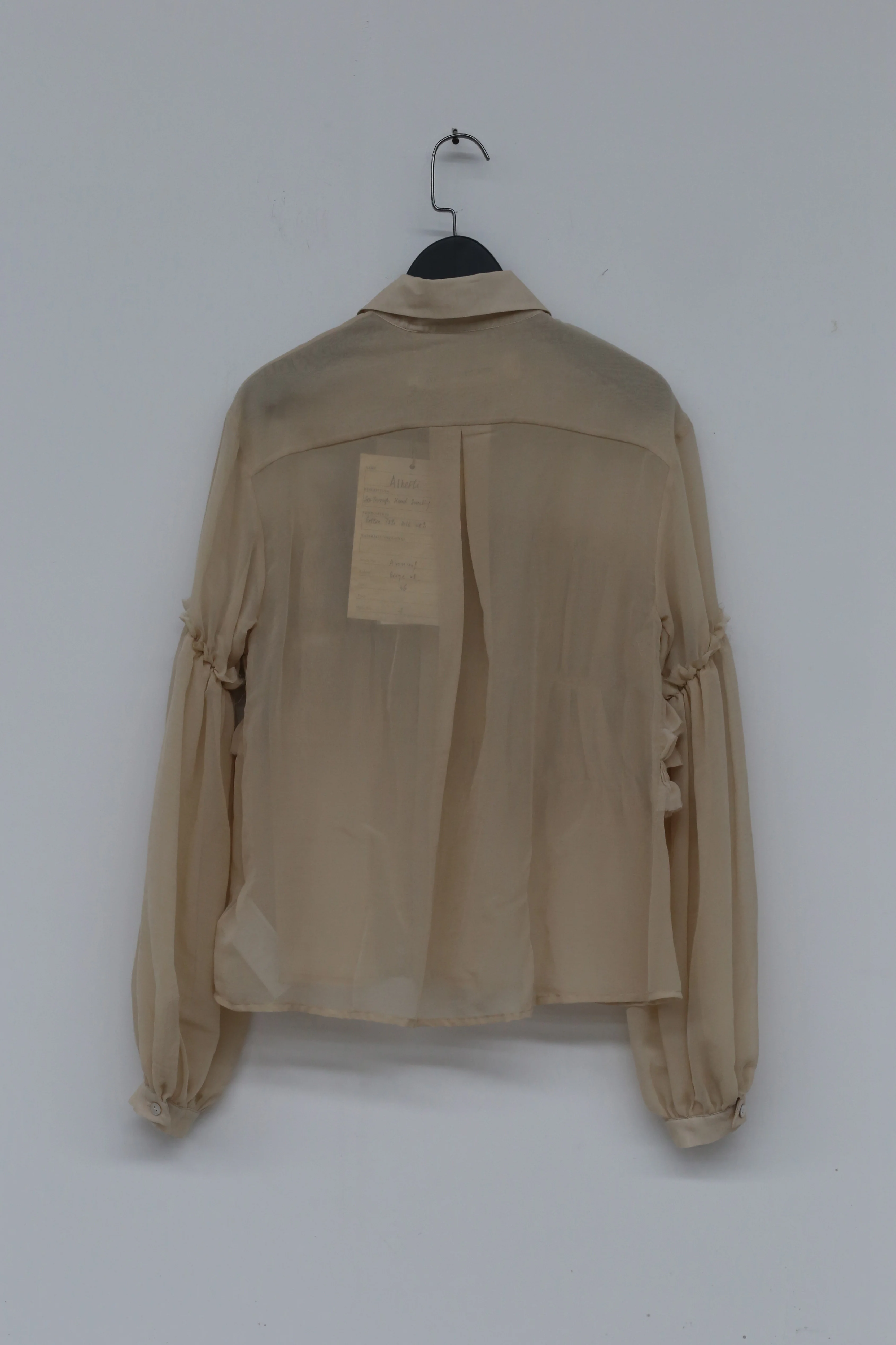 A Tentative Atelier a2121409 Transparent hand suction bishop shirt - Image 5
