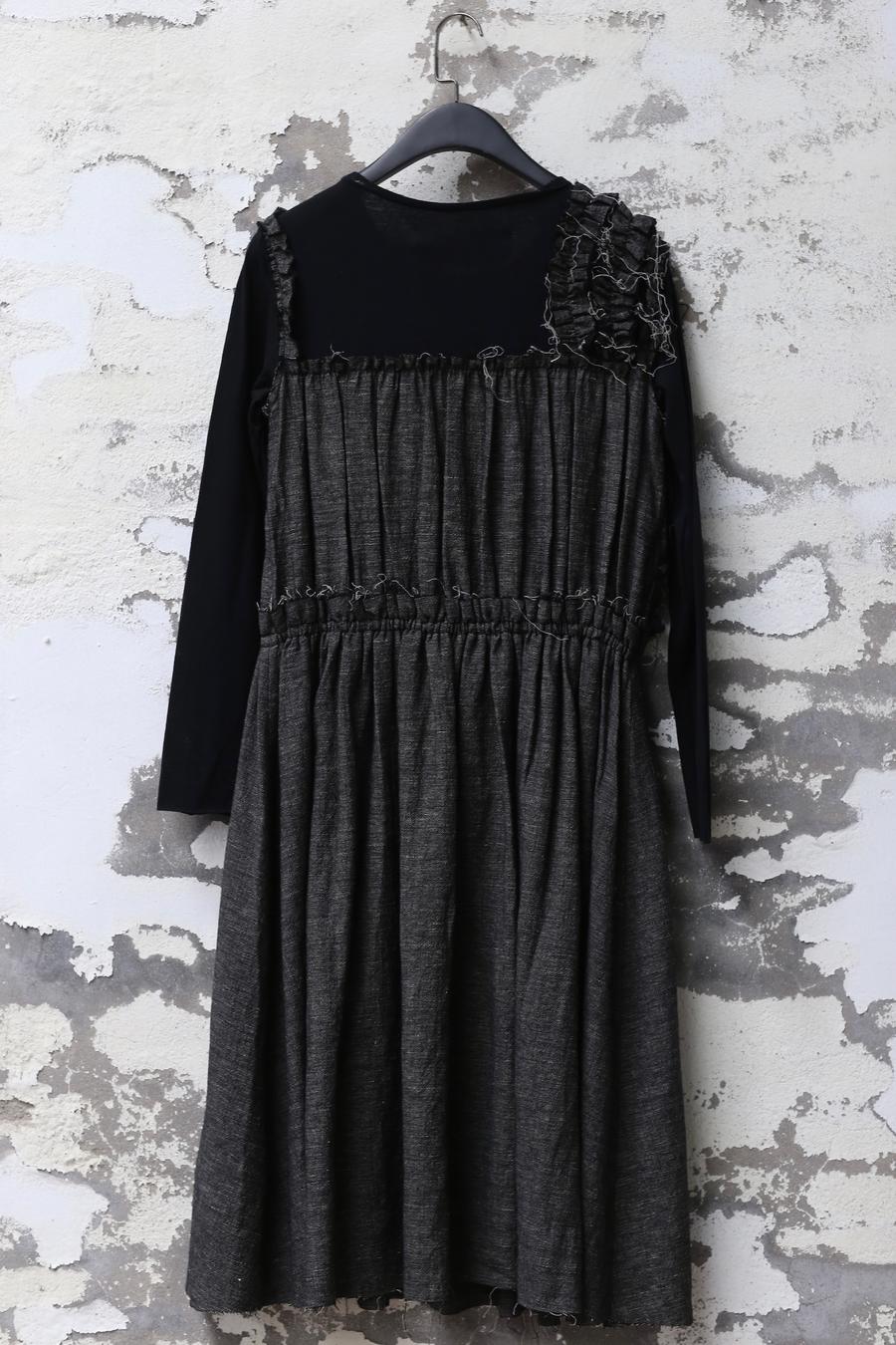 A Tentative Atelier Asymmetric Handmade Cover Up Drape Dress A2223752 - Image 5