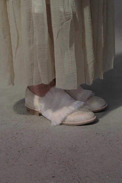 A Tentative Atelier A2020111a Elastic Washed Derby Shoes - Image 3
