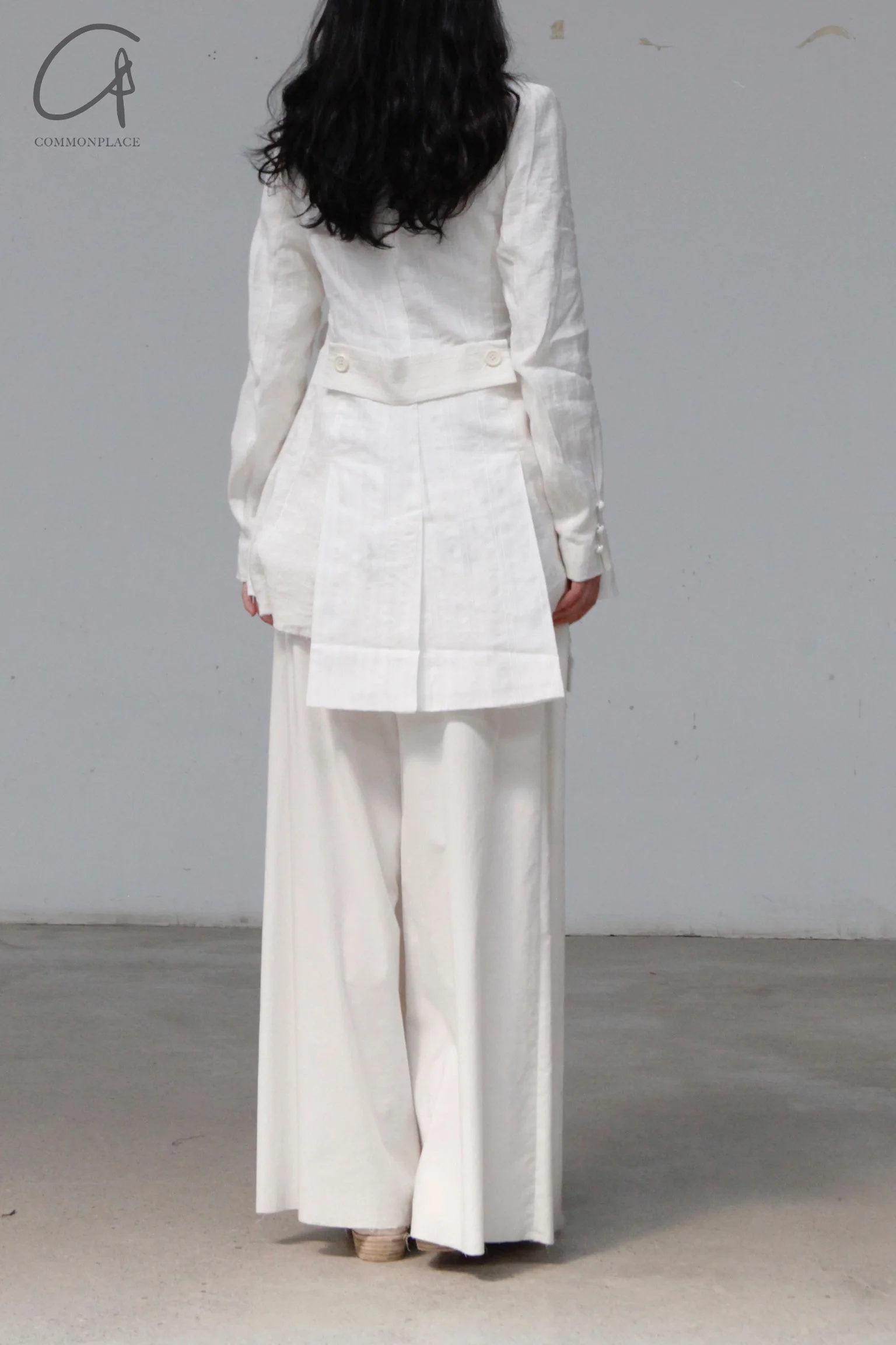 A Tentative Atelier flared two-tone striped jacket a2222326 - Image 6