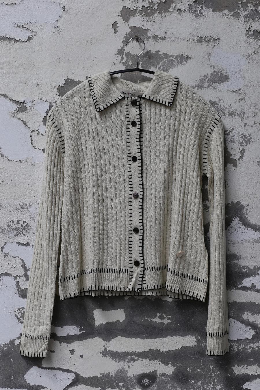A Tentative Atelier Hand Knit Cardigan P23238A01