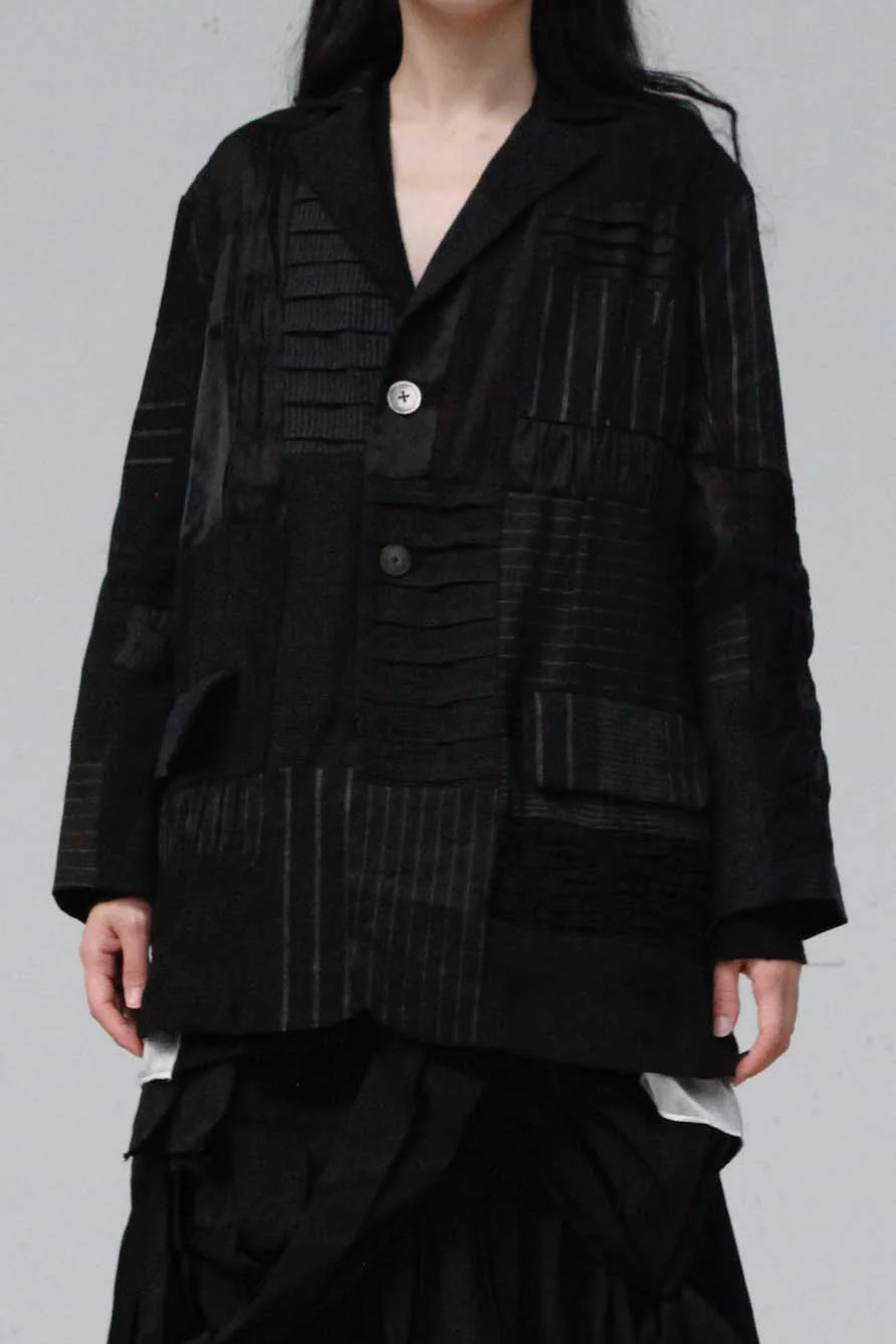 A Tentative Atelier Patchwork Oversized Jacket a2222338A