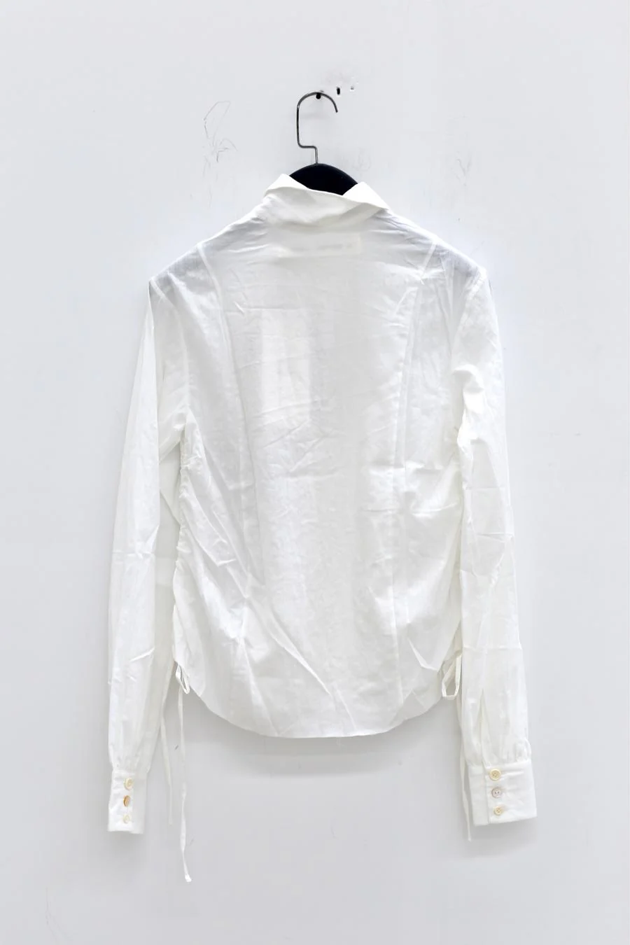 A Tentative Atelier Two Tone Flare Drawstring Shirt a2222415 - Image 10