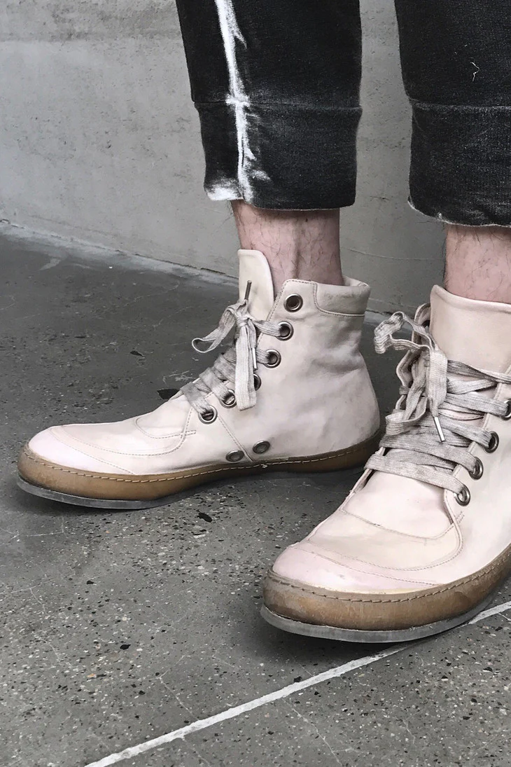 ADICIANNOVEVENTITRE (horse leather sneakers) SS17-SSN5 HORSE SNEAKER OIL - Image 7
