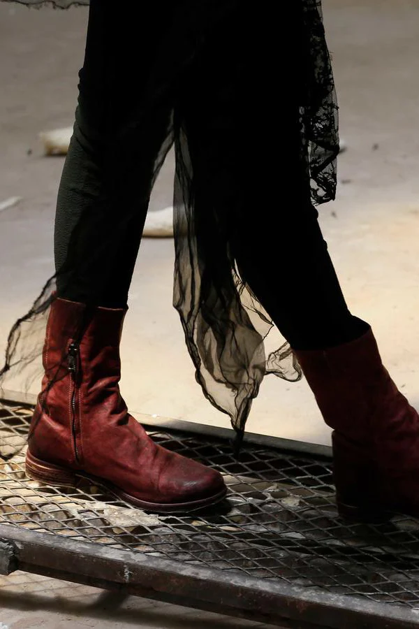 ADICIANNOVEVENTITRE (oil kangaroo leather boots) SS17-ST3 KANGAROO OIL BOOT PRUNE.DP - Image 6